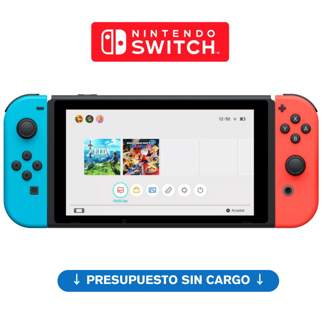 Servicio Técnico de Nintendo Switch, Reparación de Nintendo Switch, Técnico de Nintendo Switch, Arreglo de Nintendo Switch