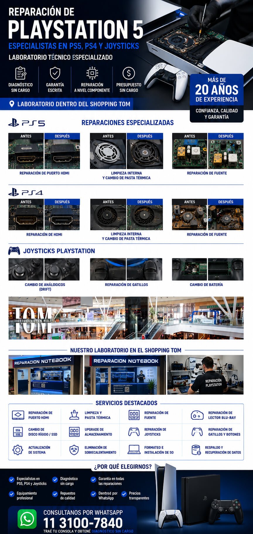 reparacion ps5